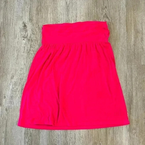 Womens Pink Strapless Swimsuit Coverup - XL - Picture 3 of 4